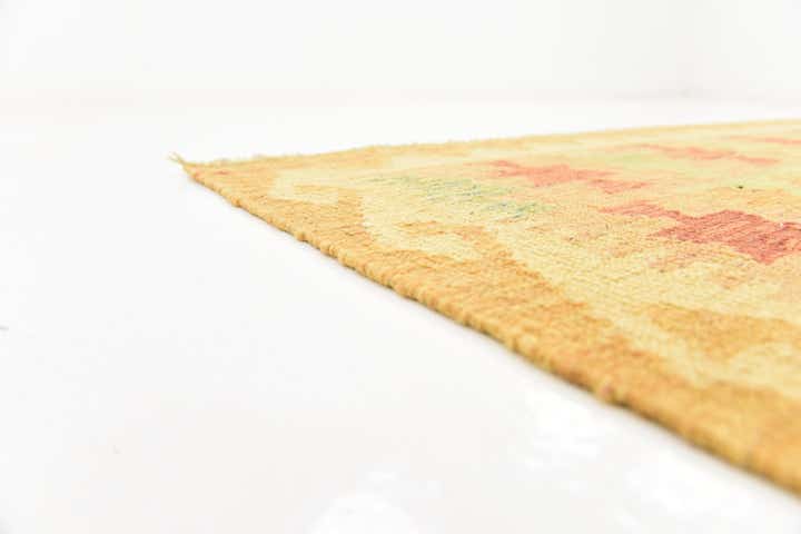 4' 9 x 6' 6 Hand Woven Kilim Waziri Wool Rug