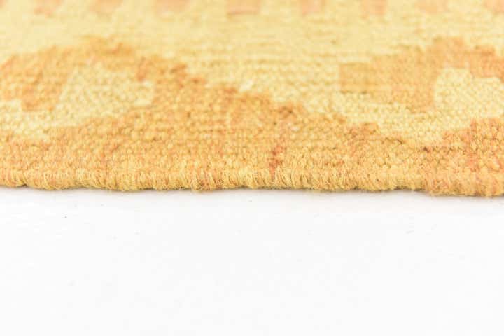 4' 9 x 6' 6 Hand Woven Kilim Waziri Wool Rug