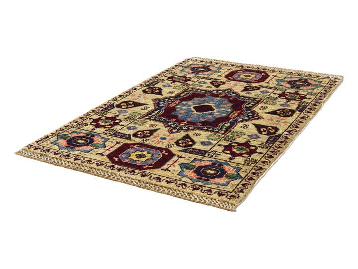 2' x 3' Hand Knotted Mamluk Ziegler Rug