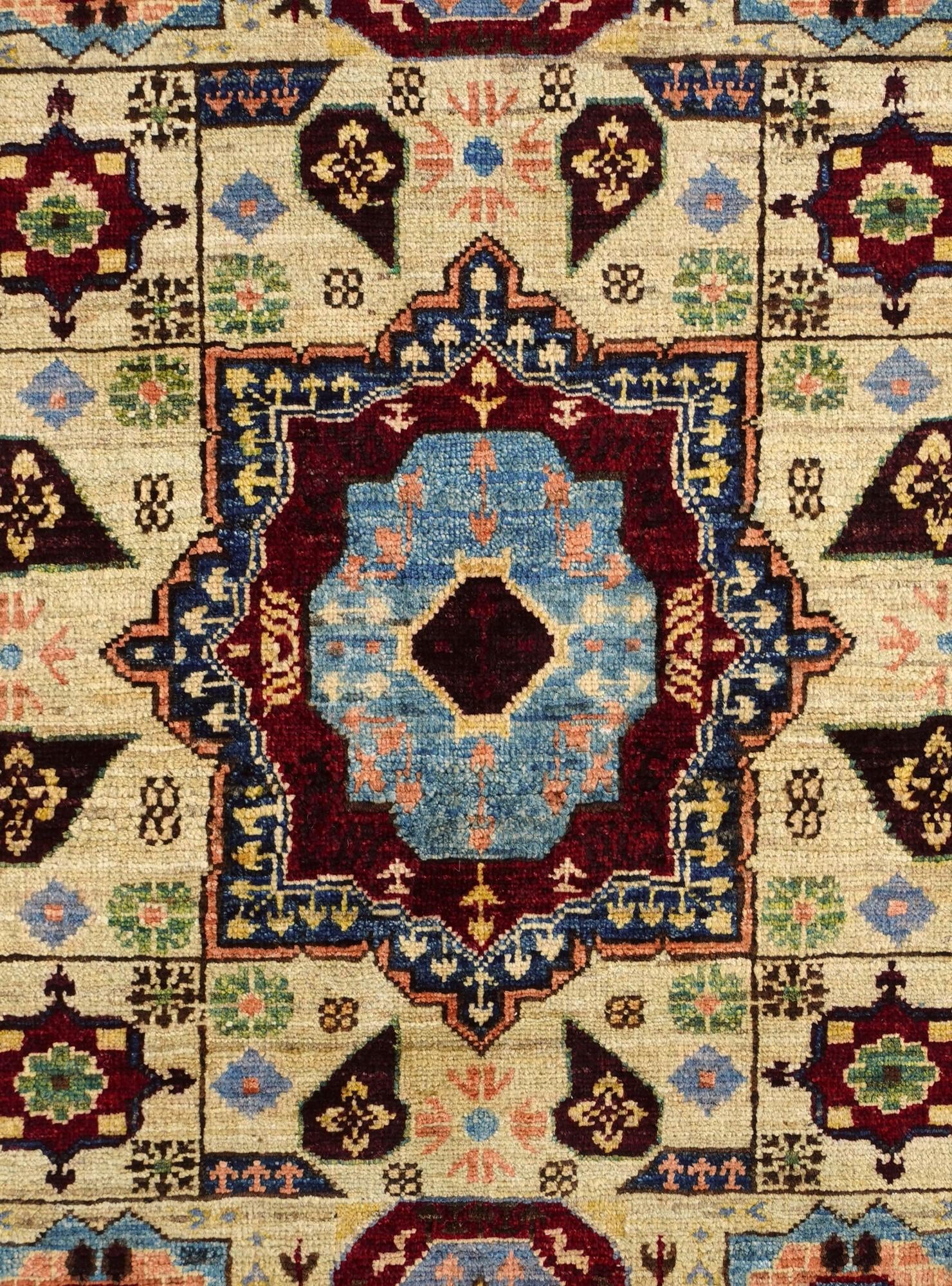 2' x 3' Hand Knotted Mamluk Ziegler Rug