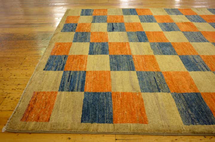 3' 9 x 5' 9 Hand Knotted Modern Ziegler Oriental Rug