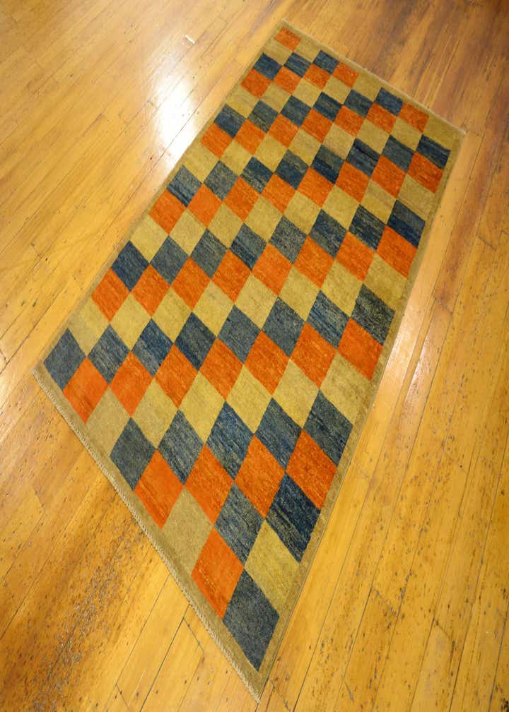 3' 9 x 5' 9 Hand Knotted Modern Ziegler Oriental Rug