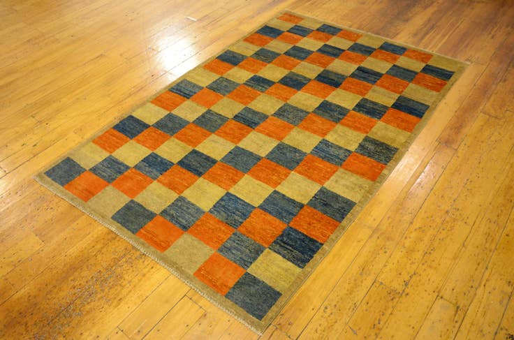 Detail image of 3' 9 x 5' 9 Hand Knotted Modern Ziegler Oriental Rug