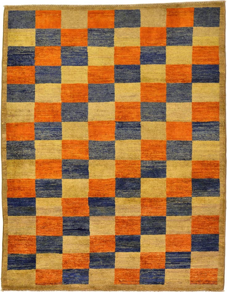 Detail image of 3' 9 x 5' 9 Hand Knotted Modern Ziegler Oriental Rug