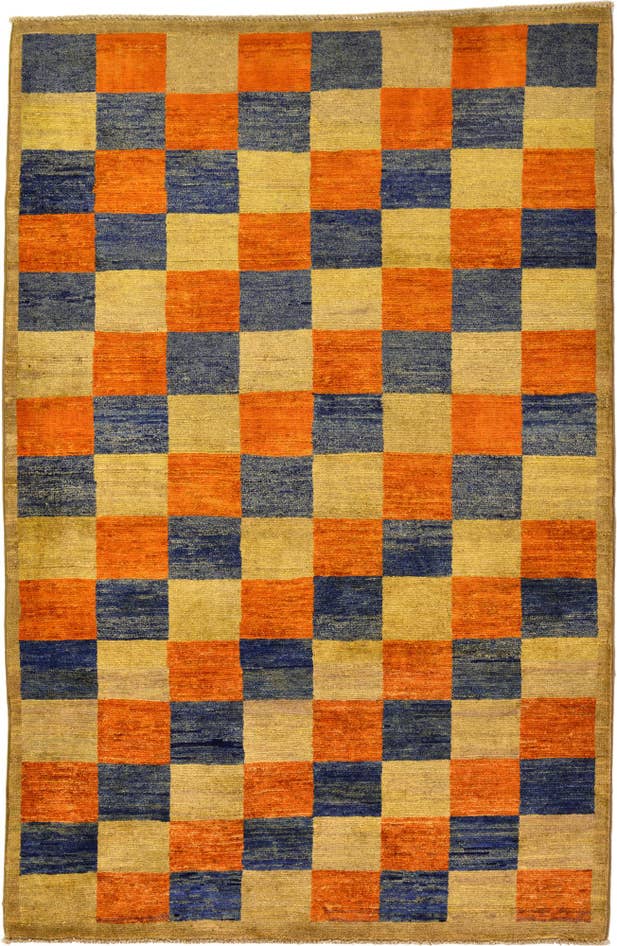 Detail image of 3' 9 x 5' 9 Hand Knotted Modern Ziegler Oriental Rug