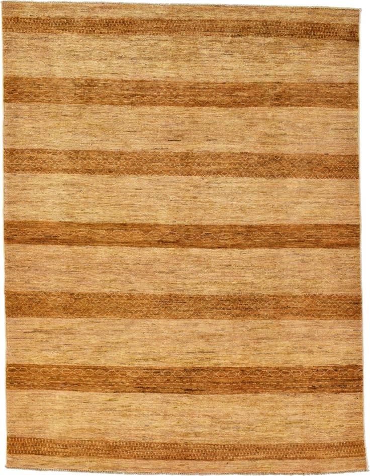 Detail image of 4' 10 x 6' 5 Hand Knotted Modern Ziegler Oriental Rug