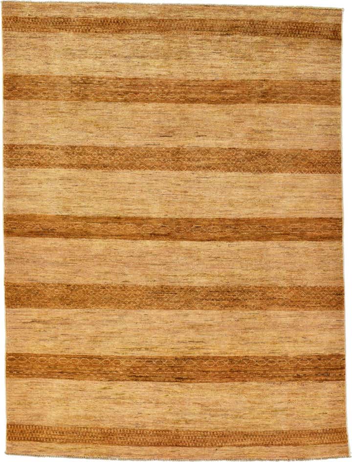 4' 10 x 6' 5 Hand Knotted Modern Ziegler Oriental Rug