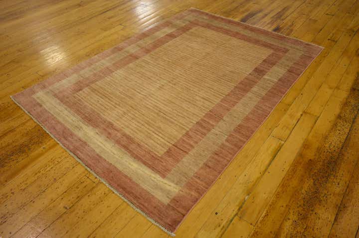 4' 10 x 6' 5 Hand Knotted Modern Ziegler Oriental Rug