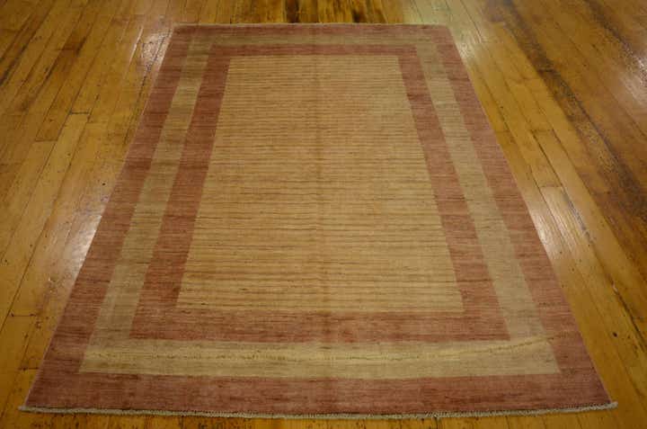 4' 10 x 6' 5 Hand Knotted Modern Ziegler Oriental Rug