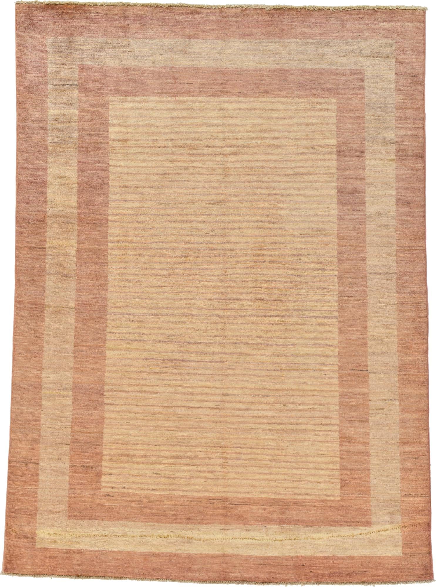 4' 10 x 6' 5 Hand Knotted Modern Ziegler Oriental Rug