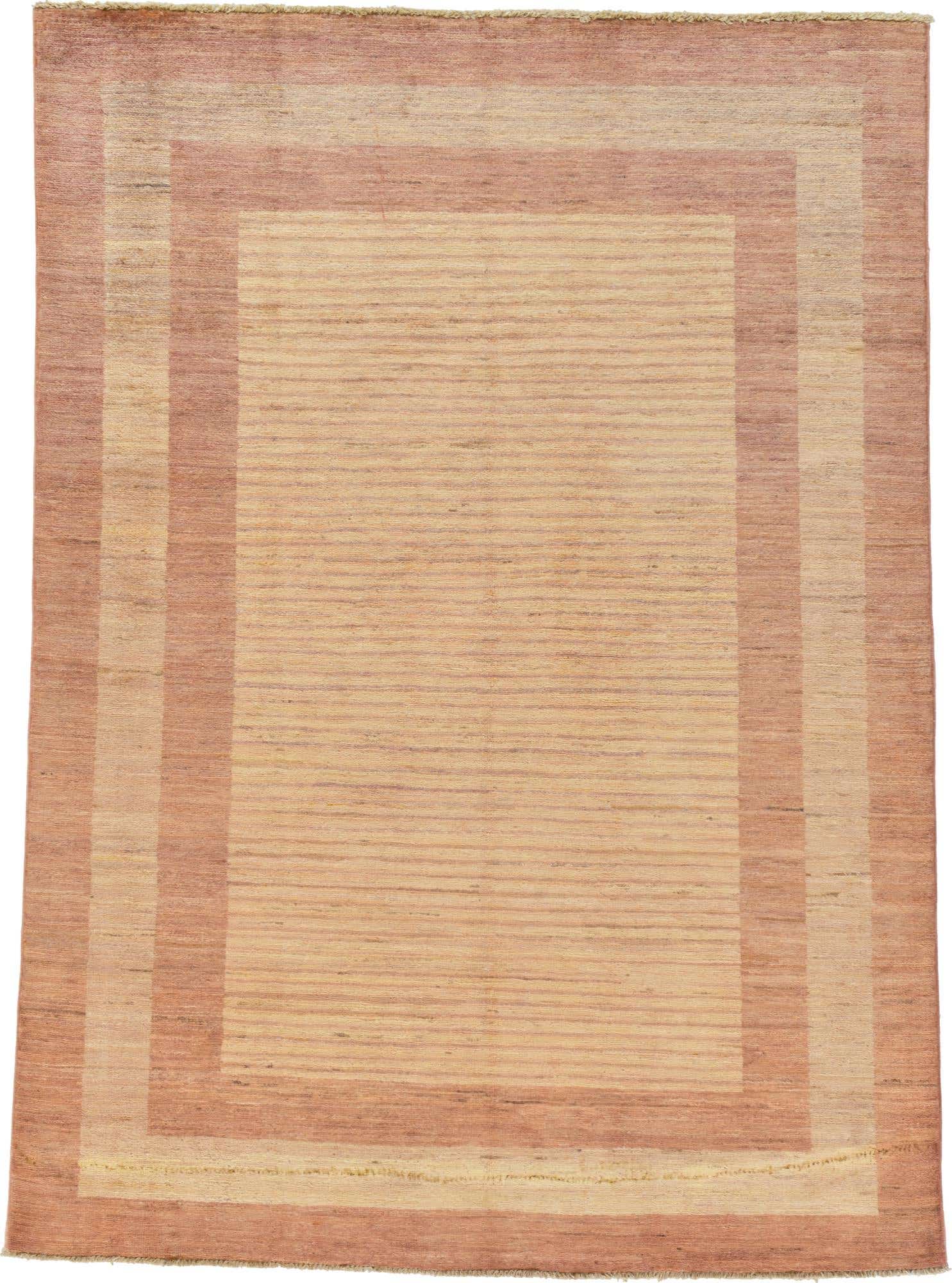 4' 10 x 6' 5 Hand Knotted Modern Ziegler Oriental Rug