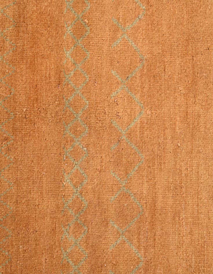 Detail image of 4' 7 x 6' 7  Hand Knotted Modern Ziegler Rug