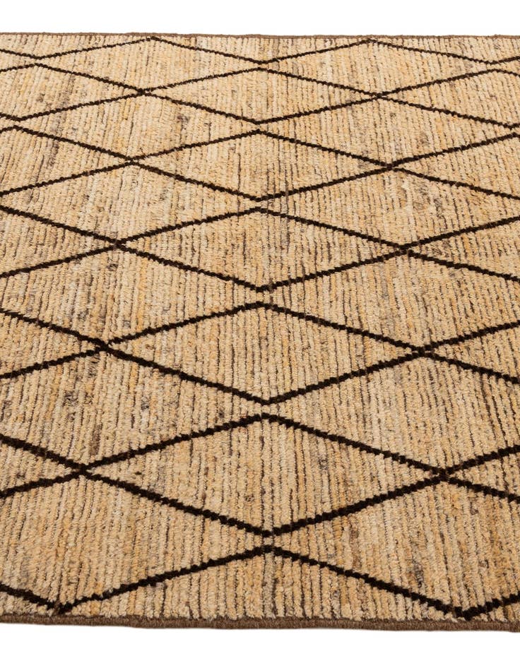 Detail image of 5' 3 x 8' 2  Hand Knotted Moroccan Wool Rug