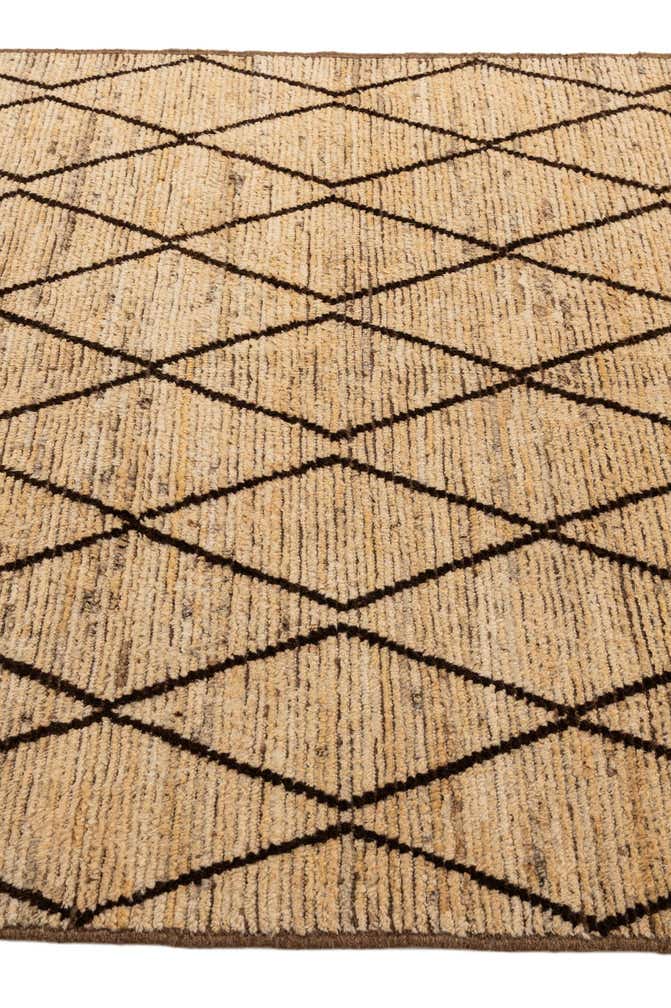 5' 3 x 8' 2 Hand Knotted Moroccan Wool Rug