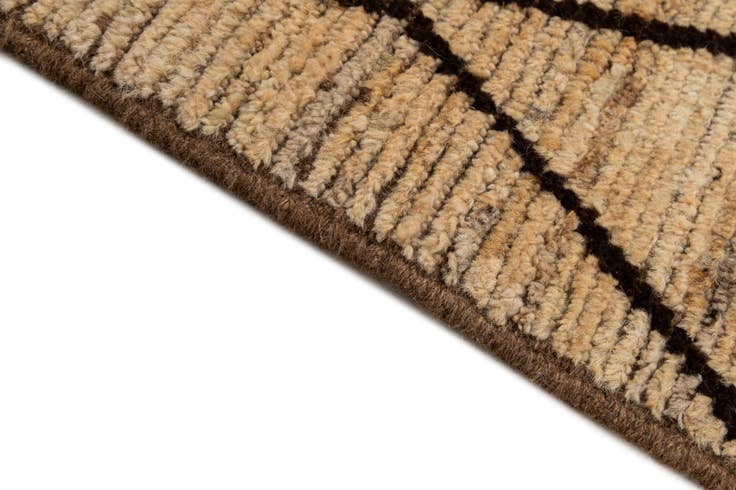 Detail image of 5' 3 x 8' 2 Hand Knotted Moroccan Wool Rug