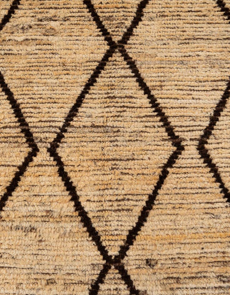 Detail image of 5' 3 x 8' 2  Hand Knotted Moroccan Wool Rug