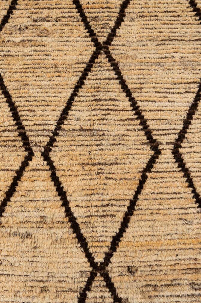 5' 3 x 8' 2 Hand Knotted Moroccan Wool Rug