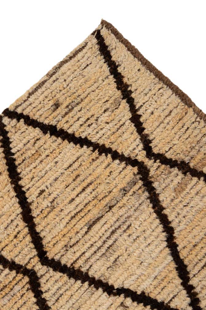 5' 3 x 8' 2 Hand Knotted Moroccan Wool Rug