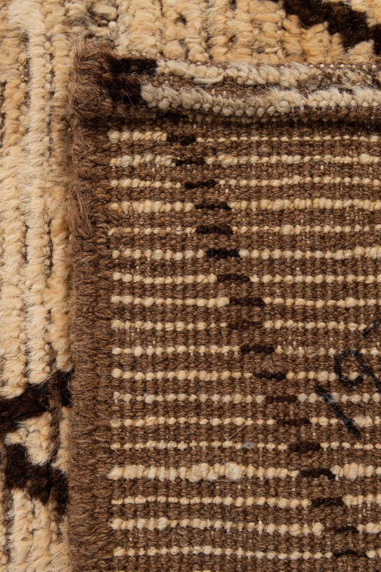 5' 3 x 8' 2 Hand Knotted Moroccan Wool Rug