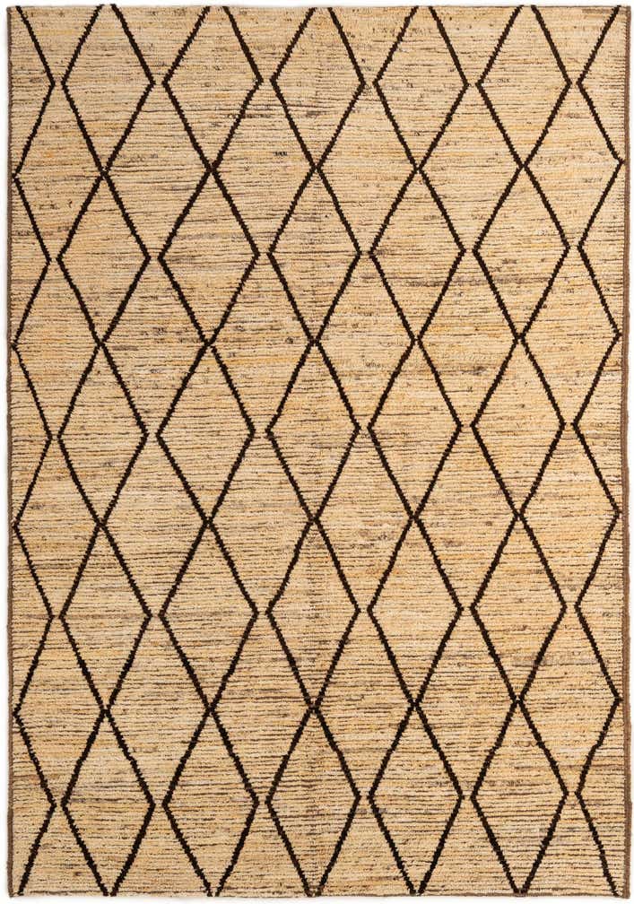 5' 3 x 8' 2 Hand Knotted Moroccan Wool Rug
