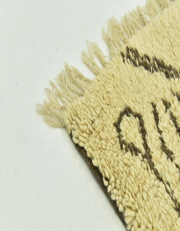 Detail image of 5' 6 x 9' 3  Hand Knotted Moroccan Wool Rug