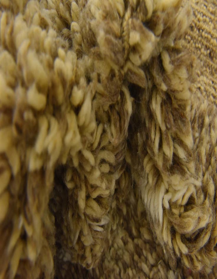 Detail image of 6' 7 x 10' 10  Hand Knotted Moroccan Wool Rug