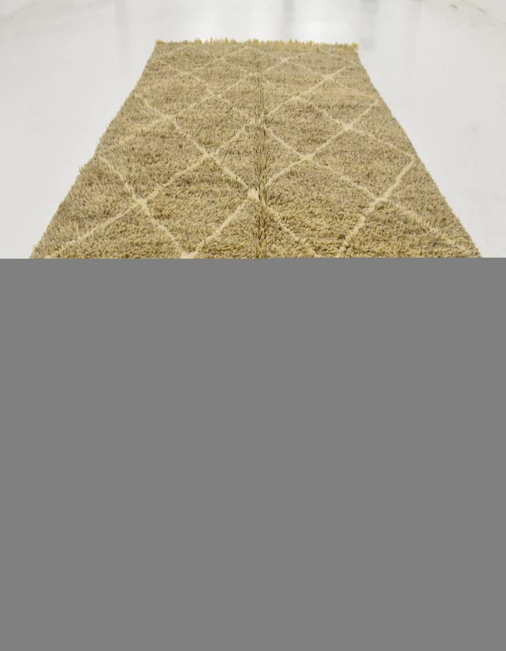 Detail image of 6' 7 x 10' 10  Hand Knotted Moroccan Wool Rug