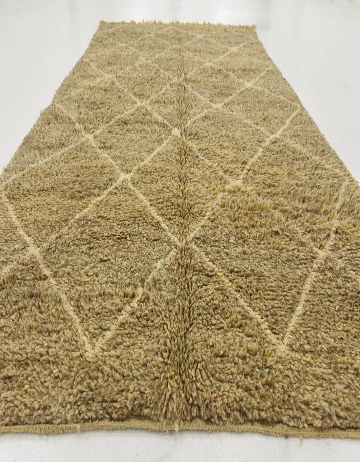 Detail image of 6' 7 x 10' 10  Hand Knotted Moroccan Wool Rug