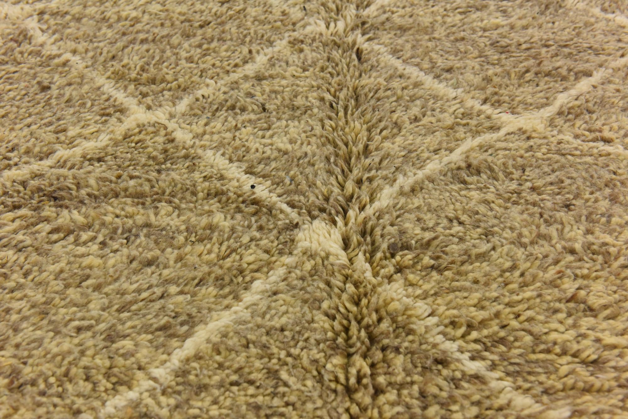 6' 7 x 10' 10 Hand Knotted Moroccan Wool Rug