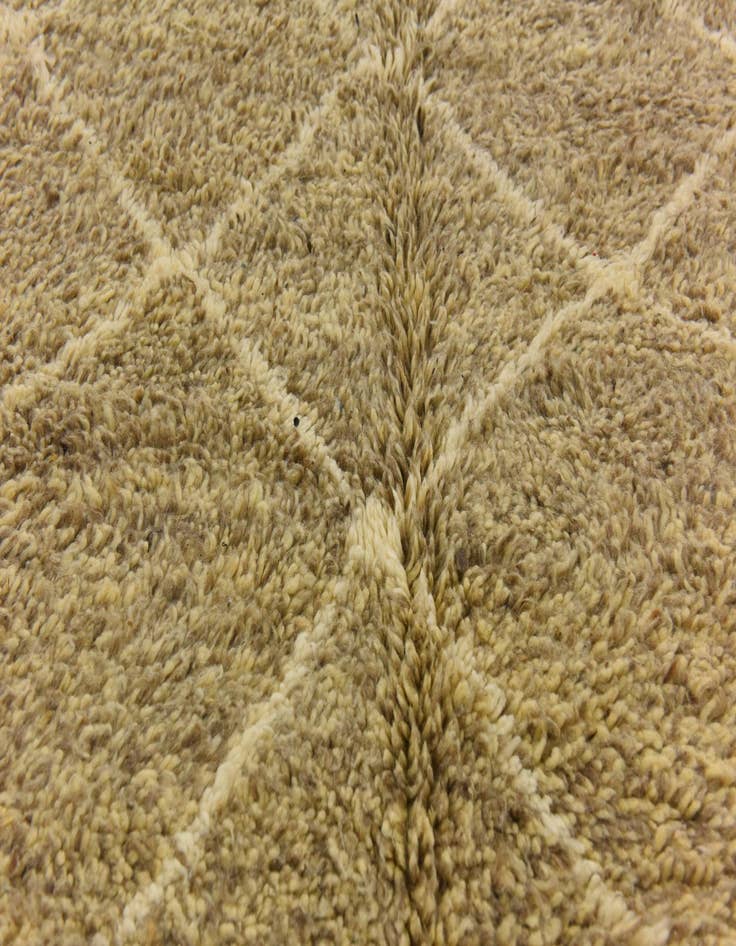 Detail image of 6' 7 x 10' 10  Hand Knotted Moroccan Wool Rug