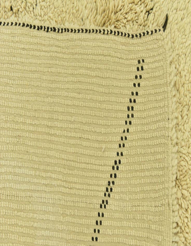 Detail image of 6' 2 x 9' 10  Hand Knotted Moroccan Wool Rug