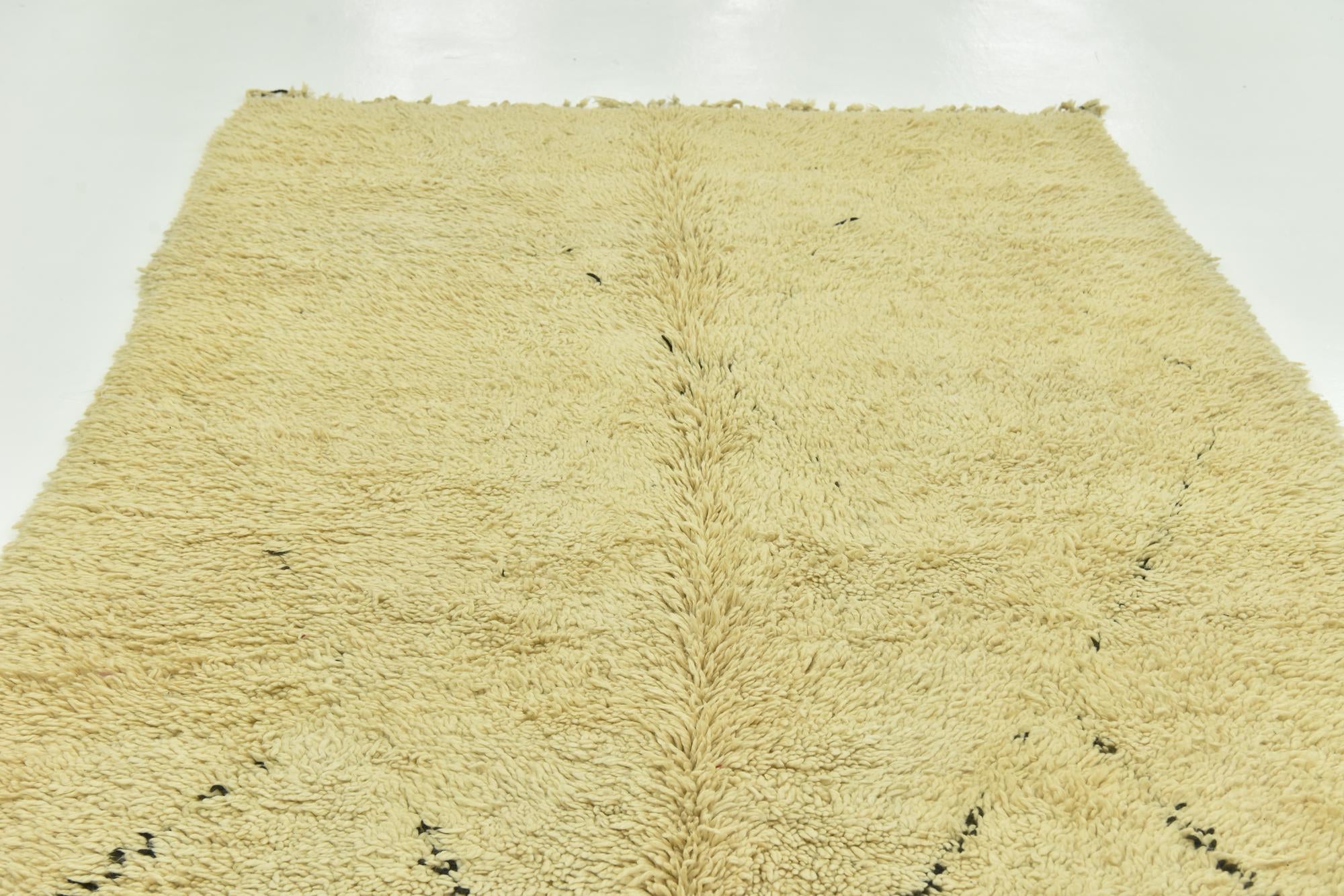 6' 2 x 9' 10 Hand Knotted Moroccan Wool Rug