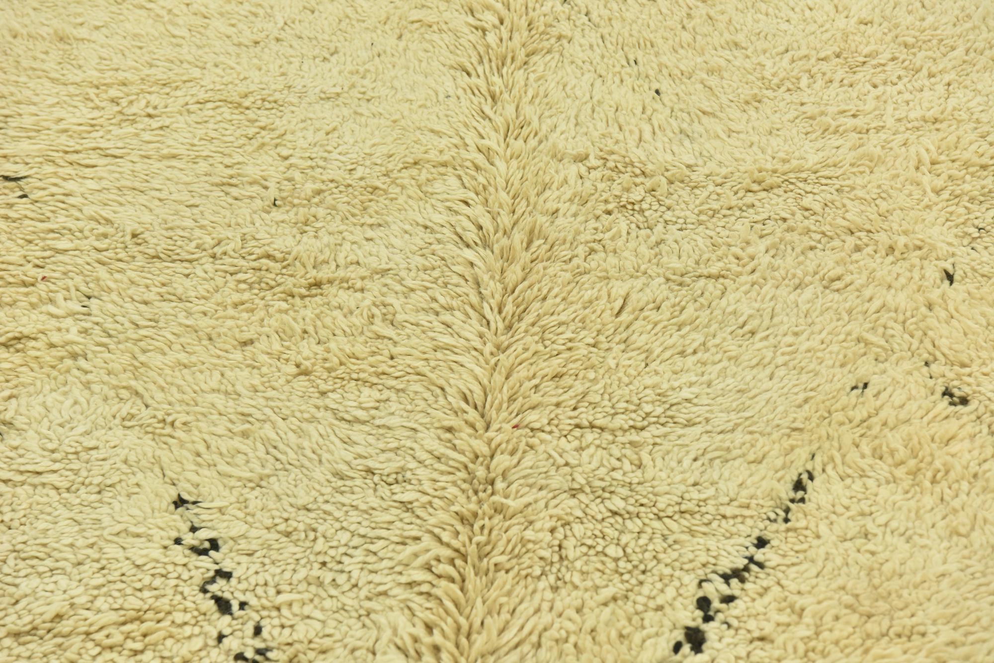 6' 2 x 9' 10 Hand Knotted Moroccan Wool Rug