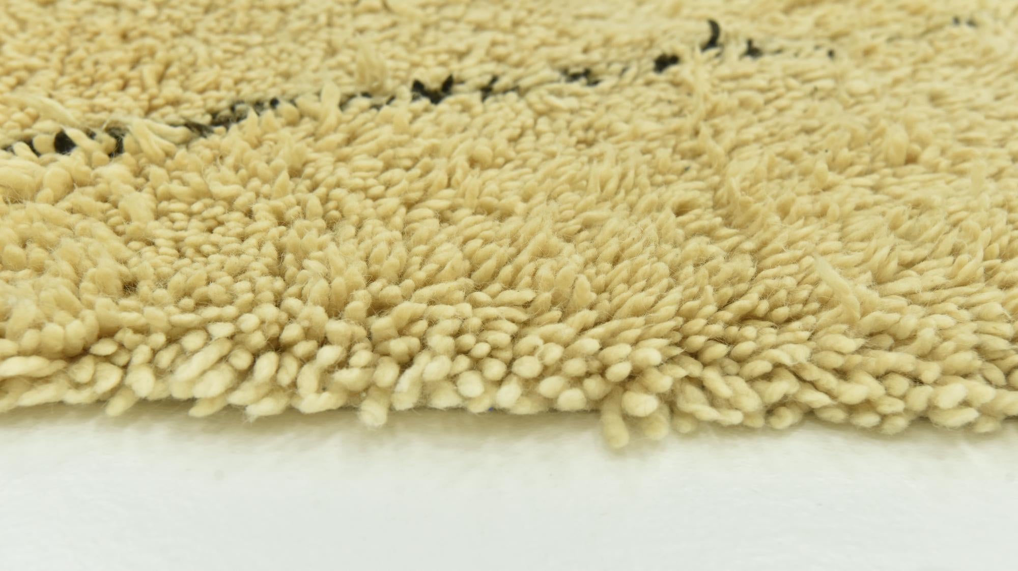 6' 2 x 9' 10 Hand Knotted Moroccan Wool Rug