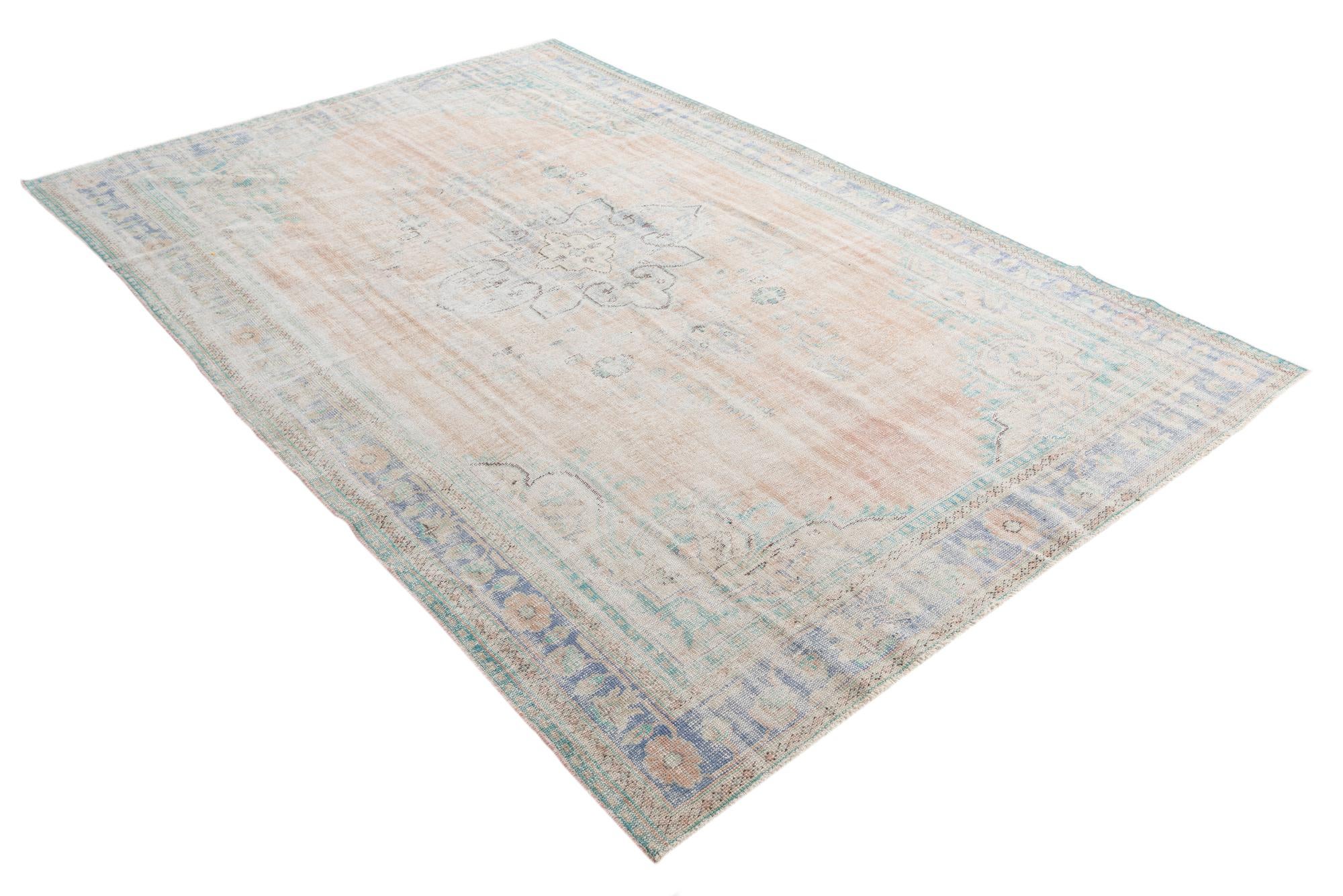 8' 4 x 12' 9 Hand Knotted Moroccan Wool Rug
