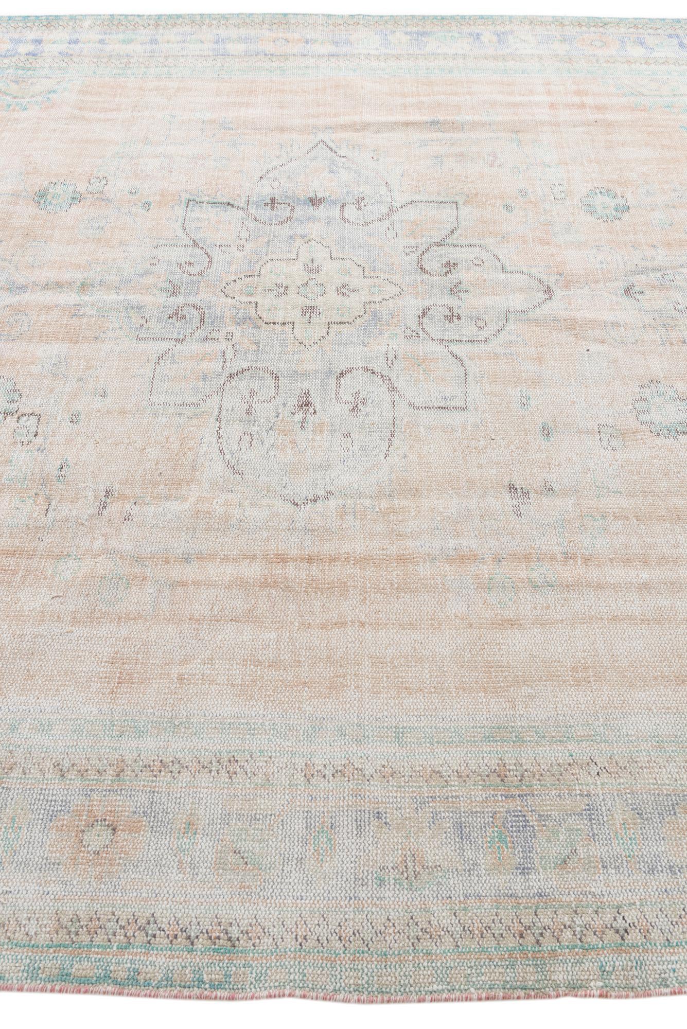 8' 4 x 12' 9 Hand Knotted Moroccan Wool Rug