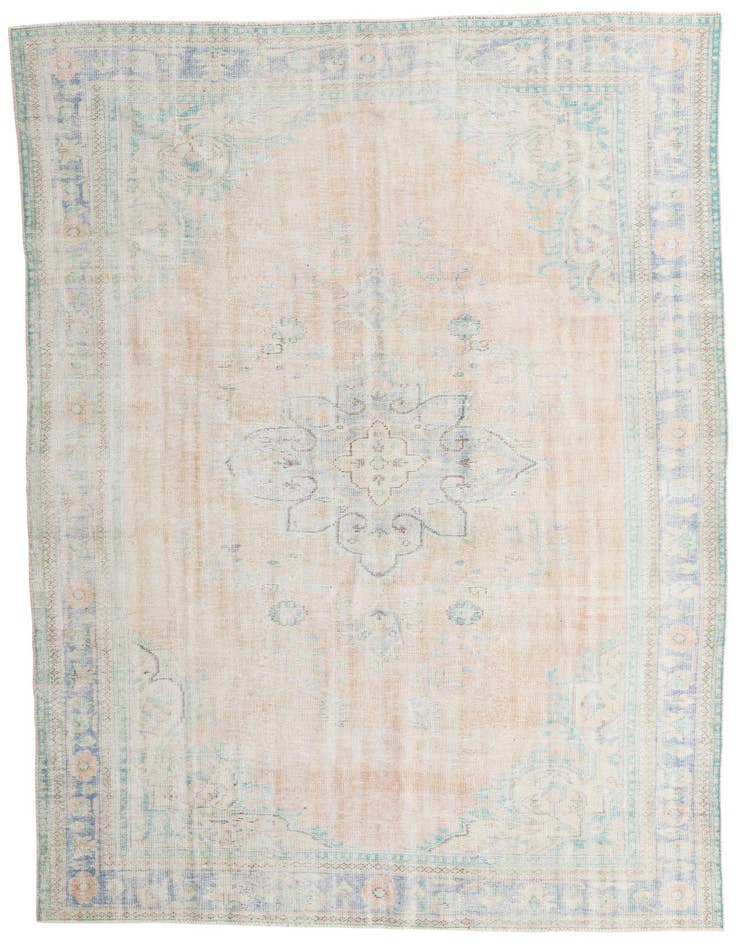 Detail image of 8' 4 x 12' 9 Hand Knotted Moroccan Wool Rug