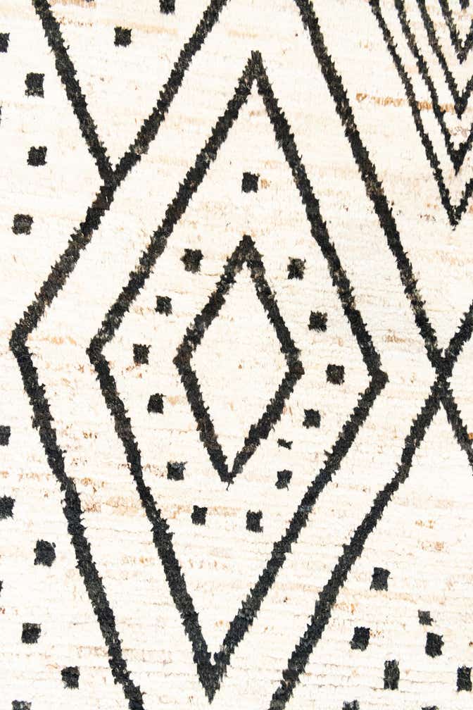 12' 6 x 17' 4 Hand Knotted Moroccan Wool Rug