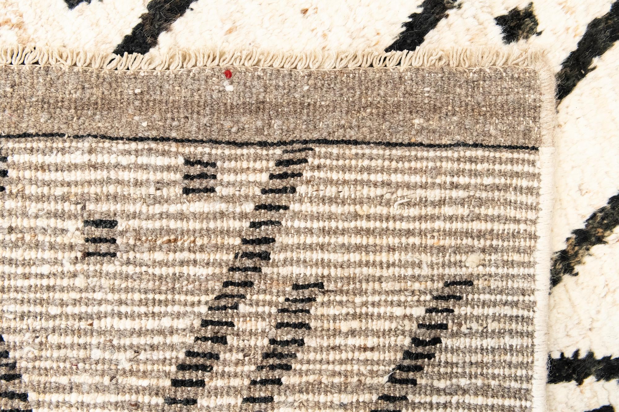 12' 6 x 17' 4 Hand Knotted Moroccan Wool Rug