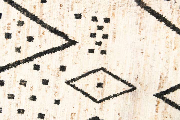 12' 6 x 17' 4 Hand Knotted Moroccan Wool Rug