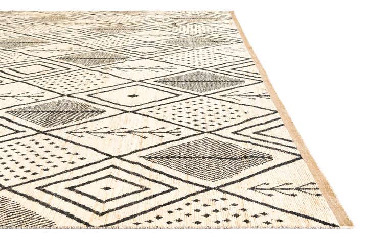 15' 10 x 24' 9 Hand Knotted Moroccan Wool Rug