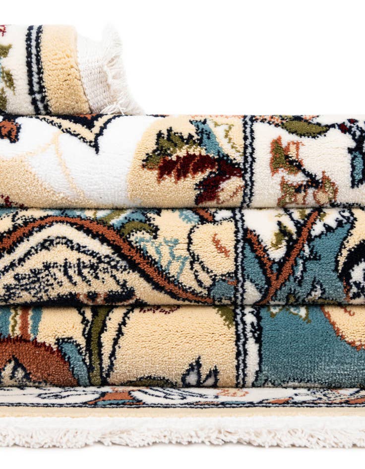 Detail image of 7' 10 x 10' Nain Design Rug