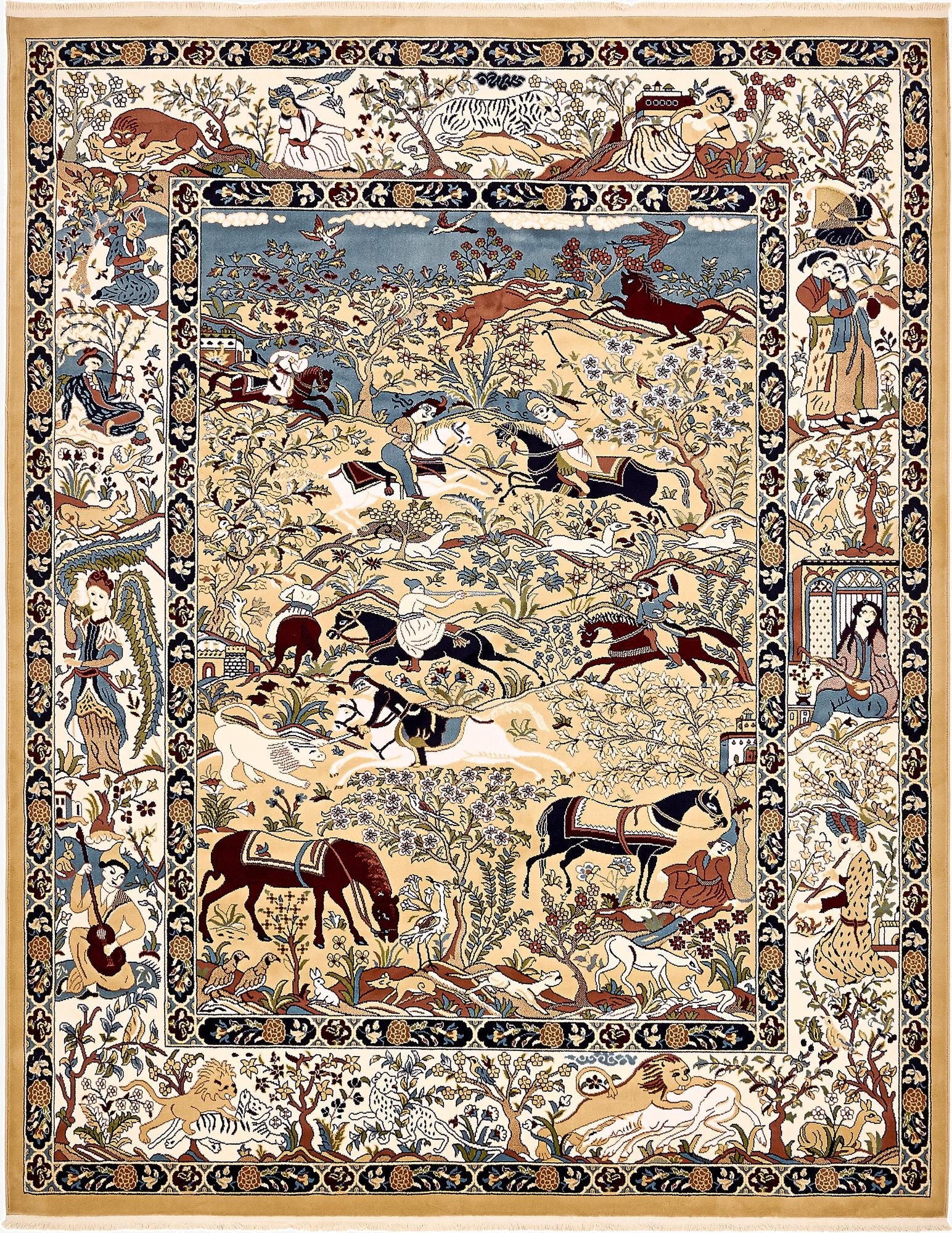 Primary image 7' 10 x 10' Nain Design Rug