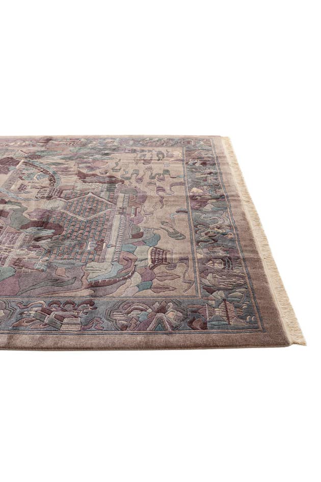 Detail image of 10' x 12' 11 Hand Knotted Nepal Wool Rug