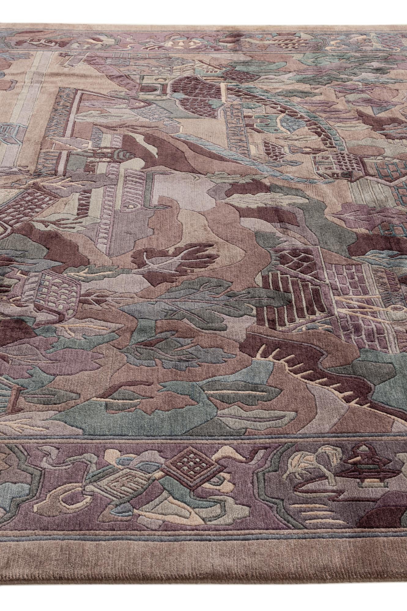 10' x 12' 11 Hand Knotted Nepal Wool Rug