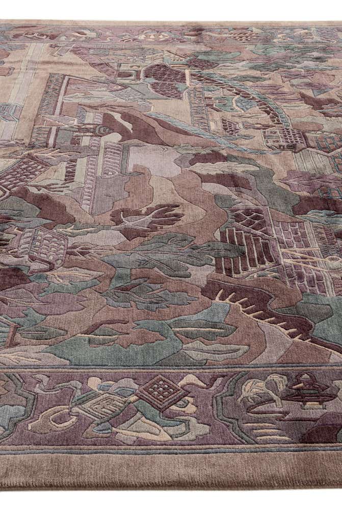 10' x 12' 11 Hand Knotted Nepal Wool Rug