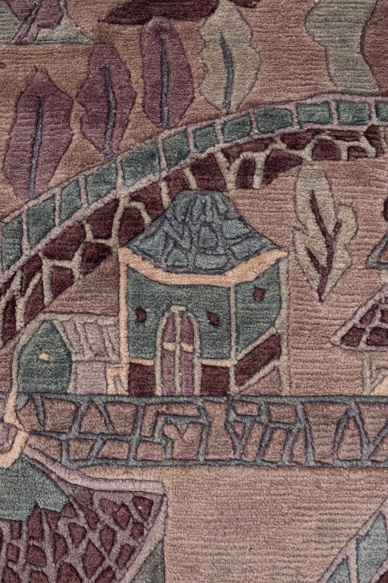 10' x 12' 11 Hand Knotted Nepal Wool Rug