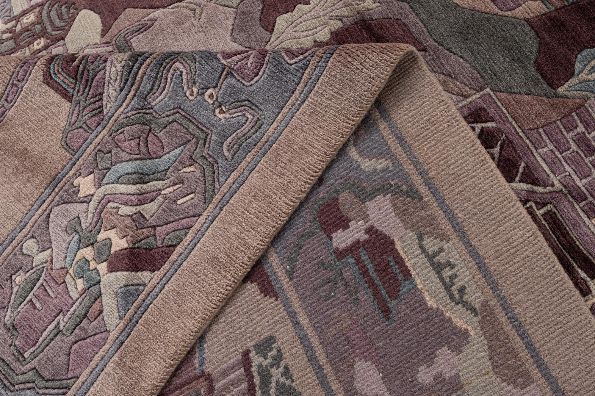 10' x 12' 11 Hand Knotted Nepal Wool Rug