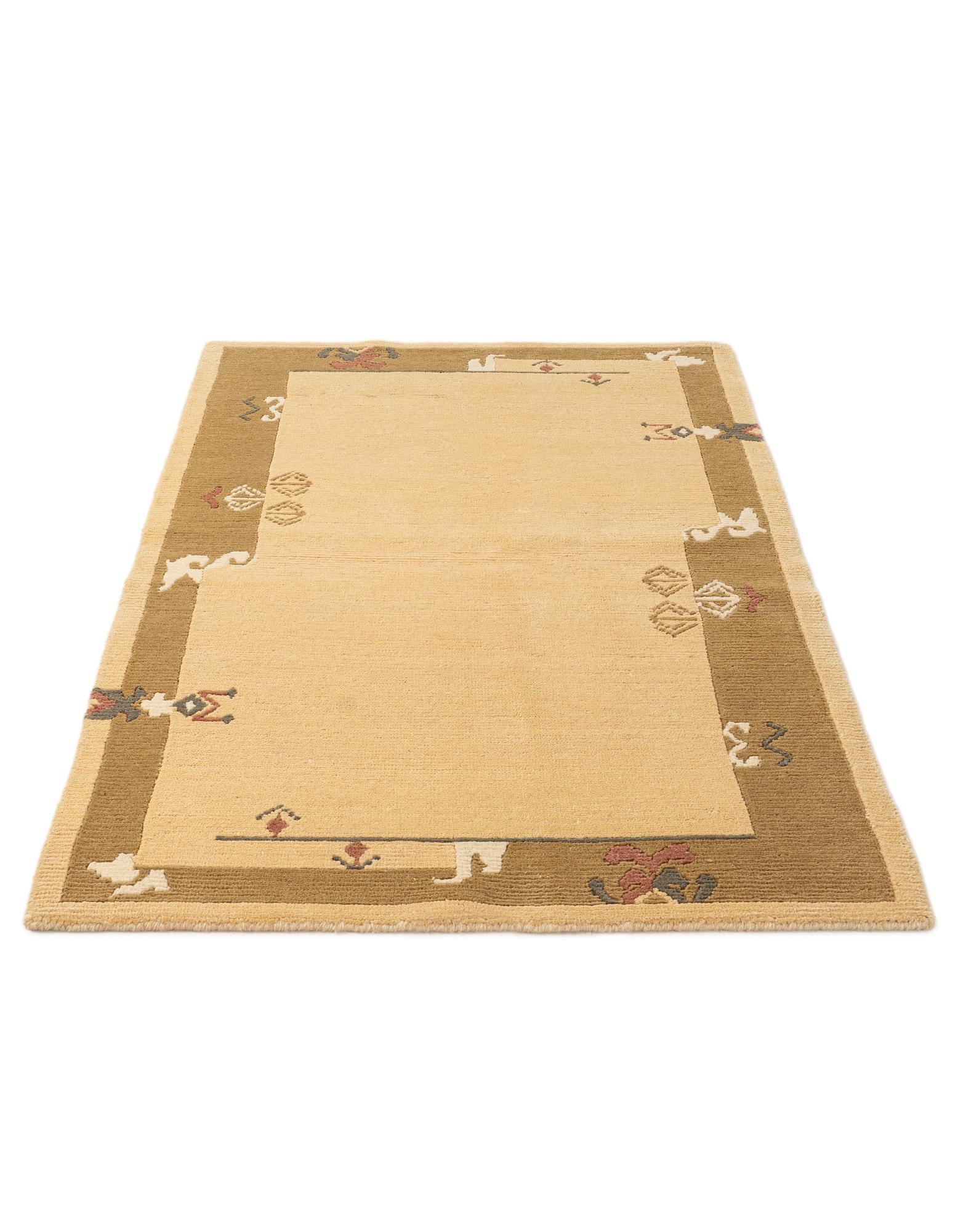 3' 3 x 5' Hand Knotted Nepal Wool Rug