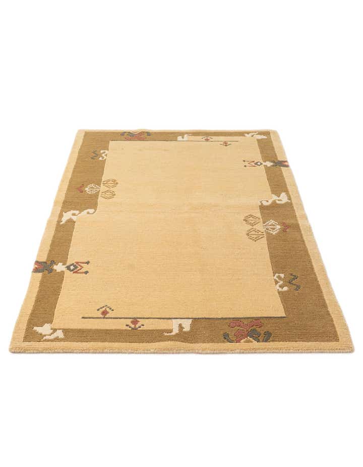 3' 3 x 5' Hand Knotted Nepal Wool Rug